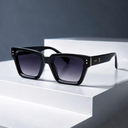 Louis Vuitton Millionaires Style Glossy Black Gradient Sunglasses